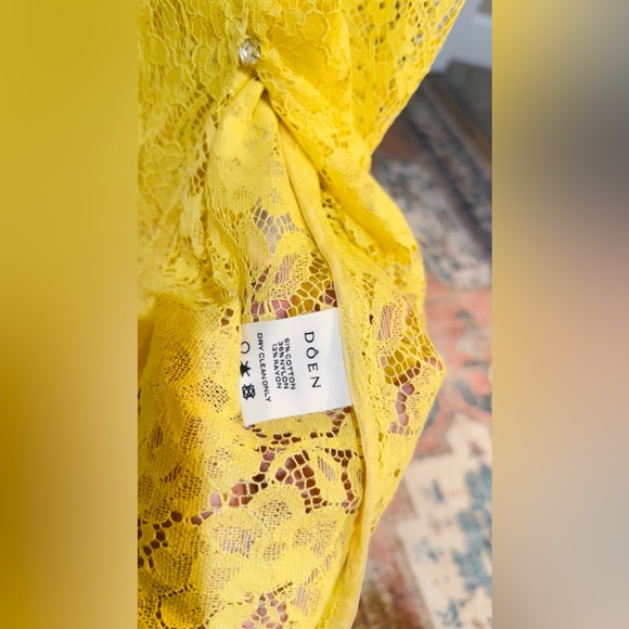 DOEN SOHANA DRESS IN DAFFODIL YELLOW, brand new, never worn, no flaws. - Picture 13 of 16